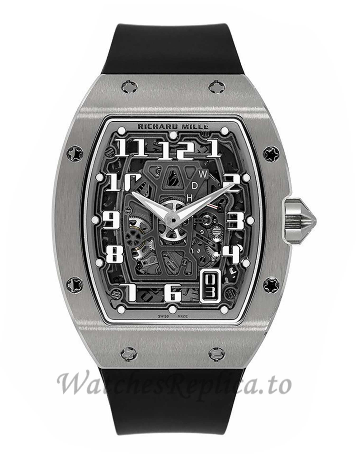 Richard Mille Replica RM67-01 White Gold Extra Flat Automatic 47MM Watch RM67-01 47897 - WatchesReplica.is