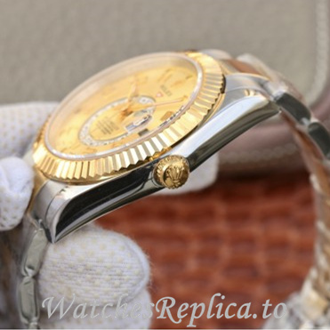 Swiss Rolex Sky Dweller Replica 326939 Stainless steel strap 42MM - WatchesReplica.is