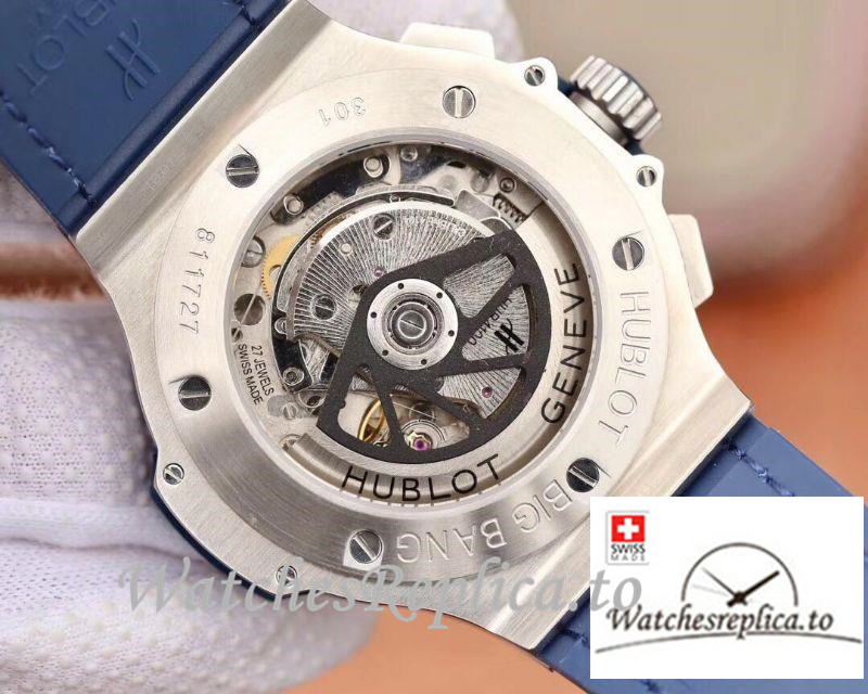 Swiss Hublot Big Bang Classic Fusion Chronograph Replica 301.SX.7170.LR Blue Strap 44MM - WatchesReplica.is