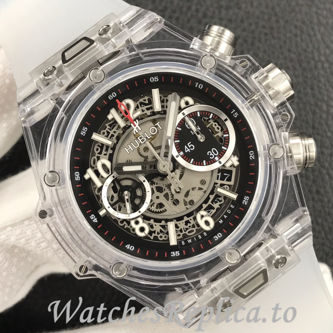 Hublot Replica 411.JX.4802.RT Rubber strap 45MM - WatchesReplica.is