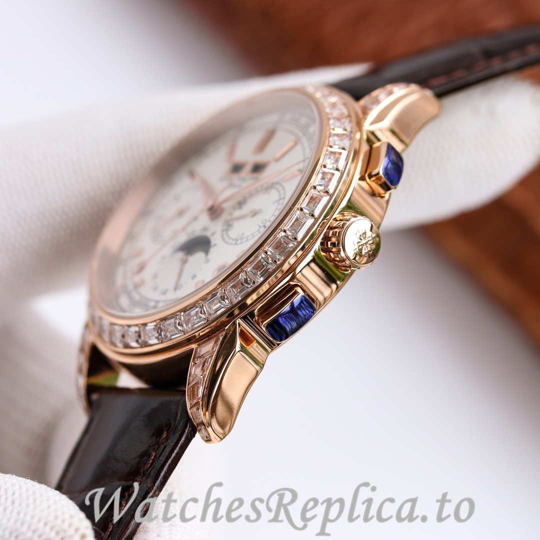 Patek Philippe Replica Complications 5270 Leather strap 41MM - WatchesReplica.is