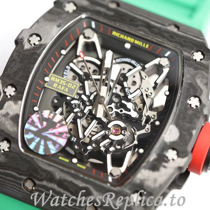 Richard Mille Replica RM35-02 Rubber strap 50MM - WatchesReplica.is