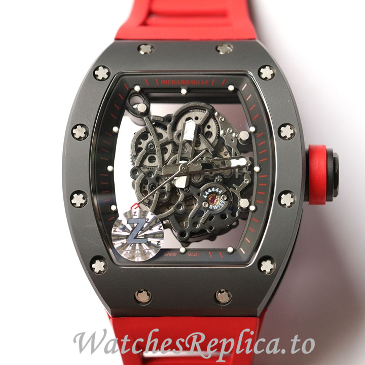 Richard Mille Replica RM055 Rubber strap 50MM - WatchesReplica.is