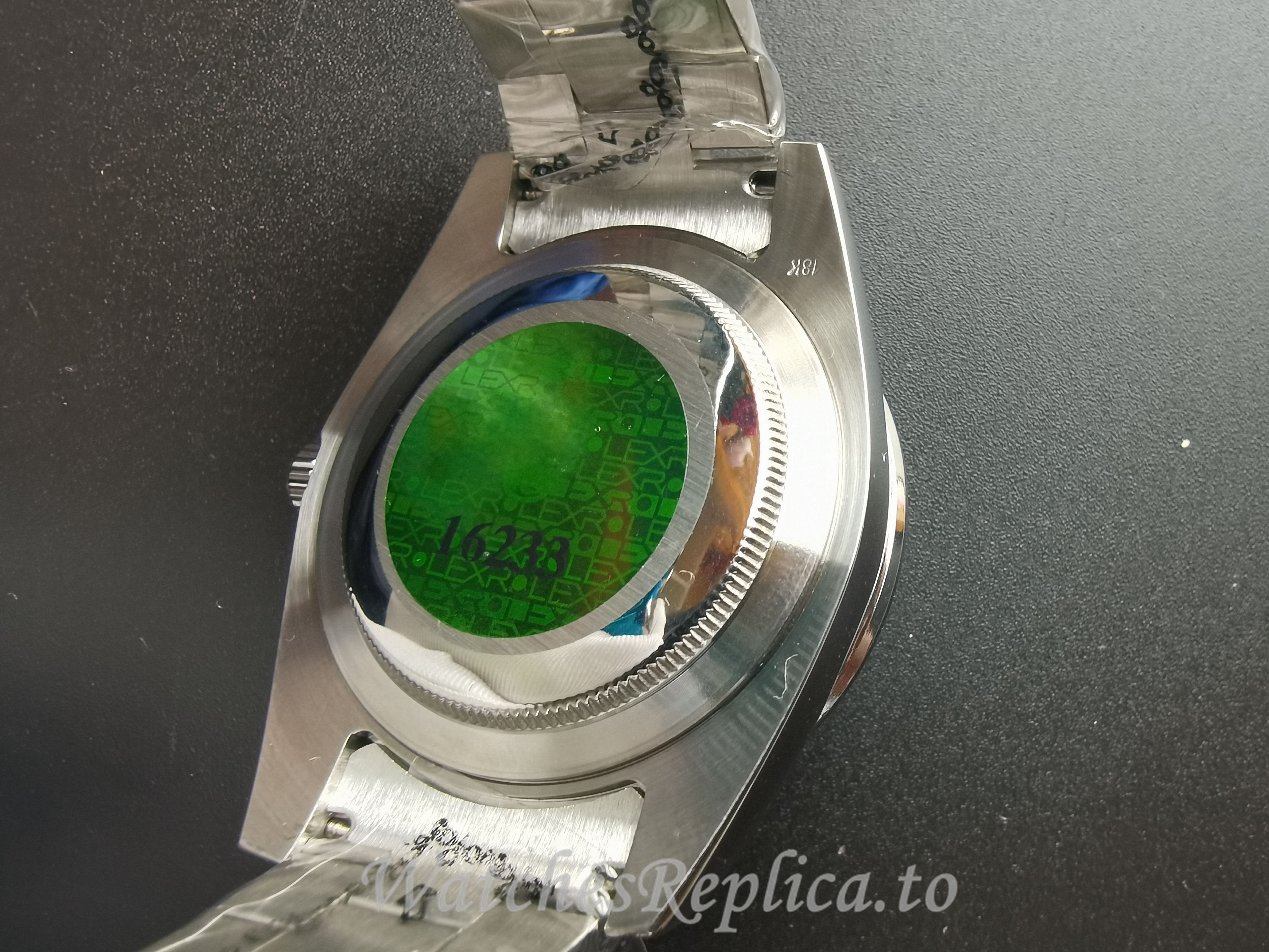 Rolex Replica DayDate White Gold Diamond 228349RBR - WatchesReplica.is