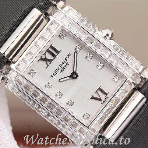 Patek Philippe Replica Twenty-4 Leather strap 30MM - WatchesReplica.is