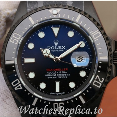 Swiss Rolex Sea Dweller Replica 126600-0001 Stainless steel strap 43MM - WatchesReplica.is