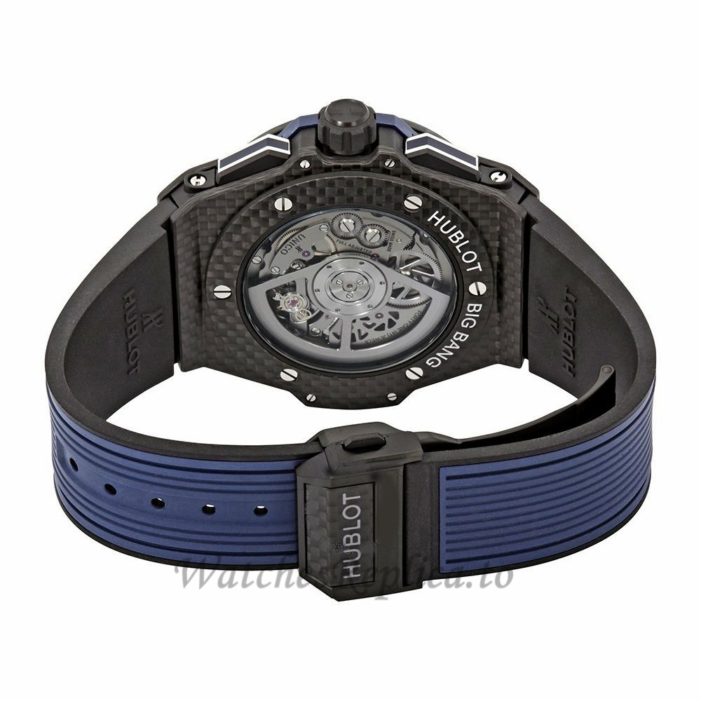 Hublot Replica Big Bang Unico Carbon GMT 45MM Watch 471.QX.7127.RX - WatchesReplica.is
