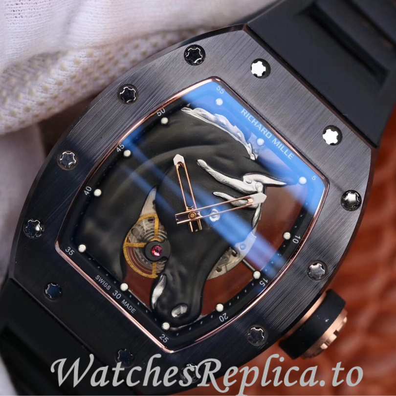 Richard Mille Replica RM52-02 Rubber strap 50MM - WatchesReplica.is