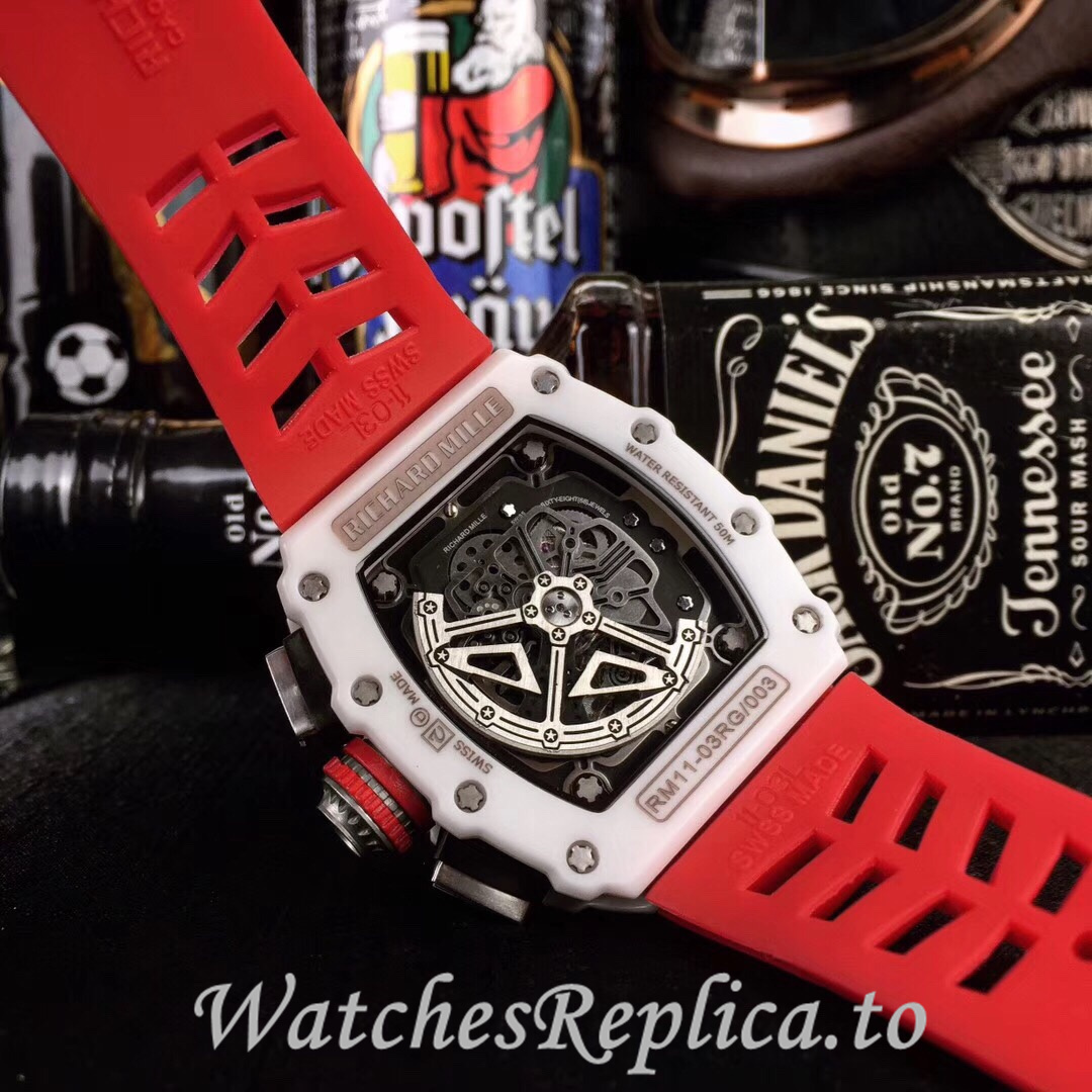 Richard Mille Replica RM11-03 Rubber strap 50MM - WatchesReplica.is