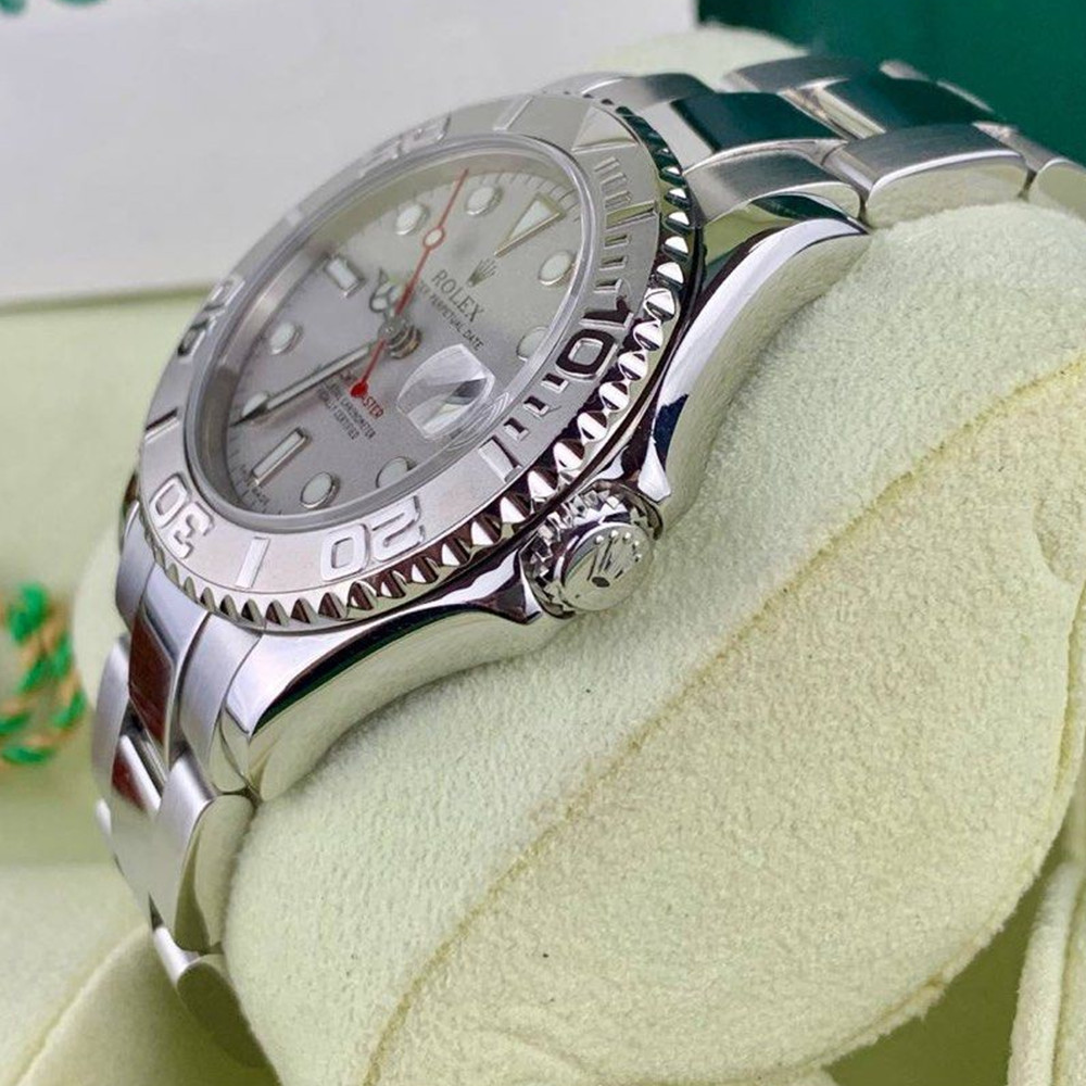Rolex Yacht Master Platinum Dial 168622 - WatchesReplica.is