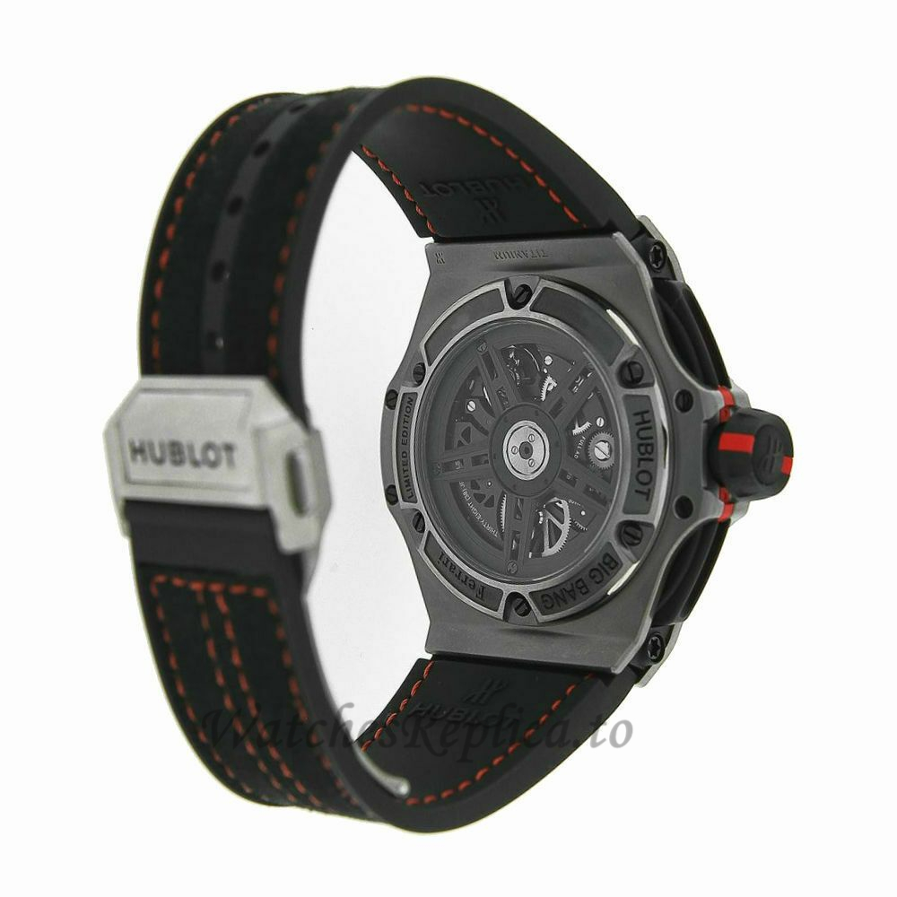 Hublot Replica Big Bang Unico Ferrari Titanium Chronograph 45MM Watch 402.NX.0123.WR - WatchesReplica.is