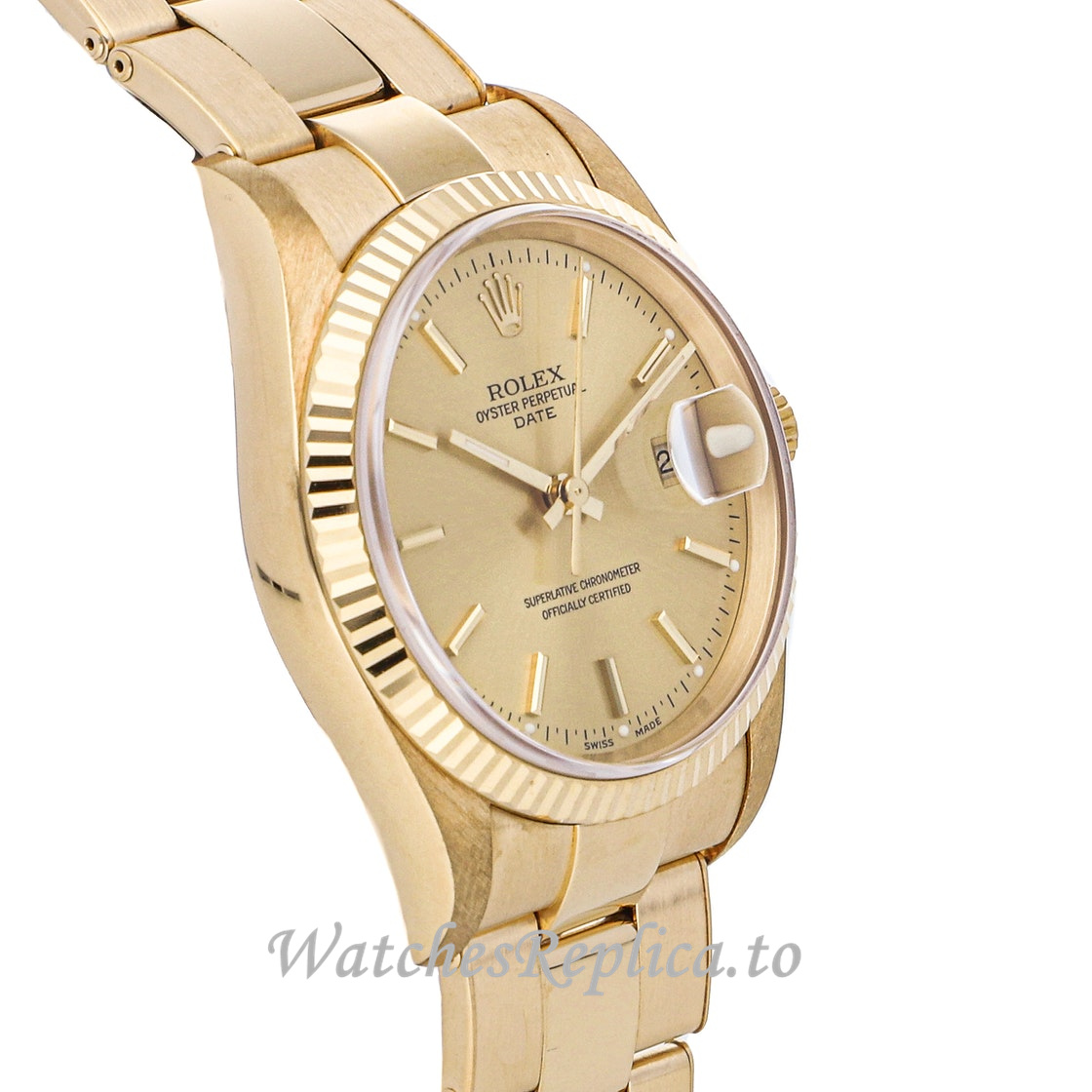 Replica Rolex Oyster Perpetual Date 15238 34MM Mens Watch - WatchesReplica.is