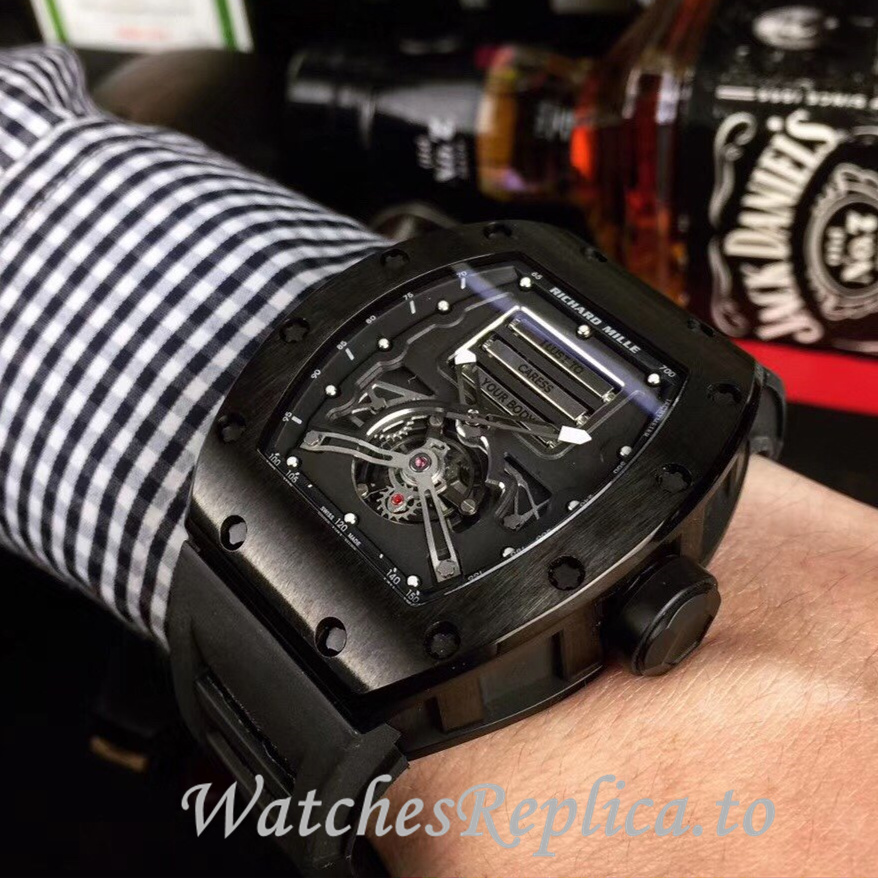 Richard Mille Replica RM69Ti Rubber strap 50MM - WatchesReplica.is