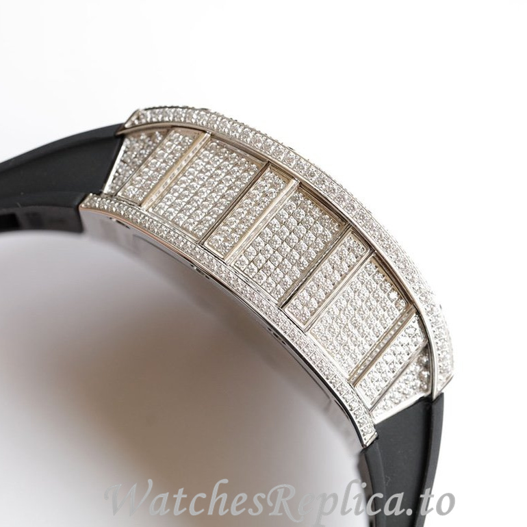 Richard Mille Replica RM011 Rubber strap 50MM - WatchesReplica.is