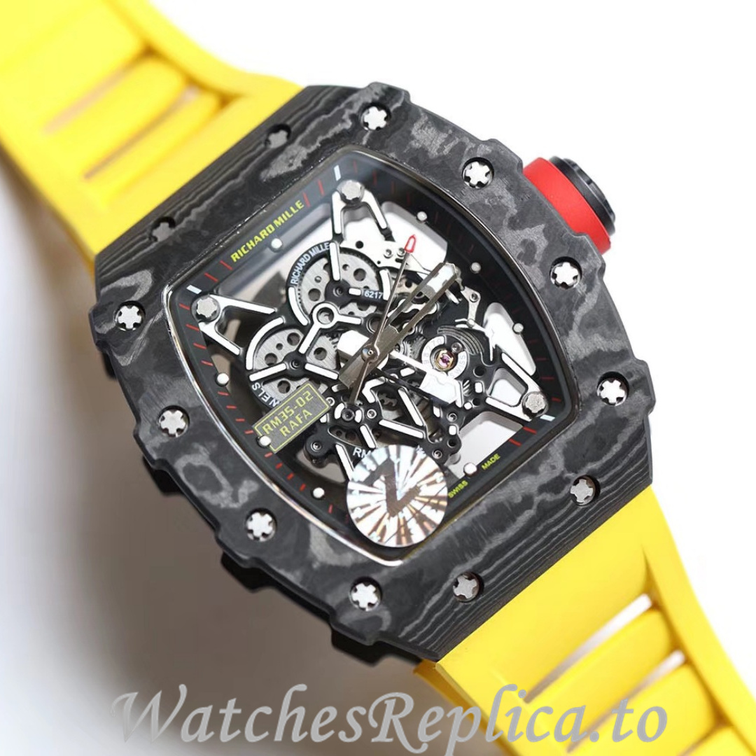 Richard Mille Replica RM35-02 Rubber strap 50MM - WatchesReplica.is