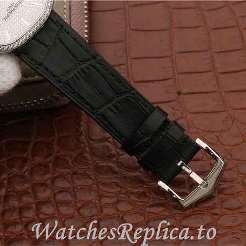 Patek Philippe Replica Golden Ellipse Leather strap 39.5MM - WatchesReplica.is