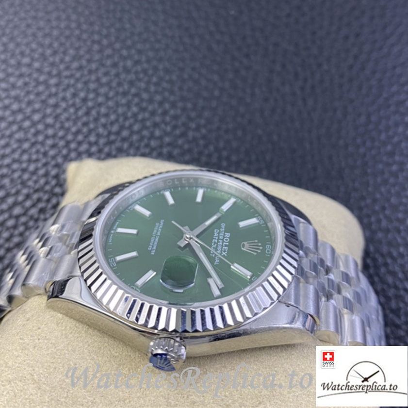 Swiss Rolex Datejust 126334 Replica Stainless steel strap 41MM - WatchesReplica.is