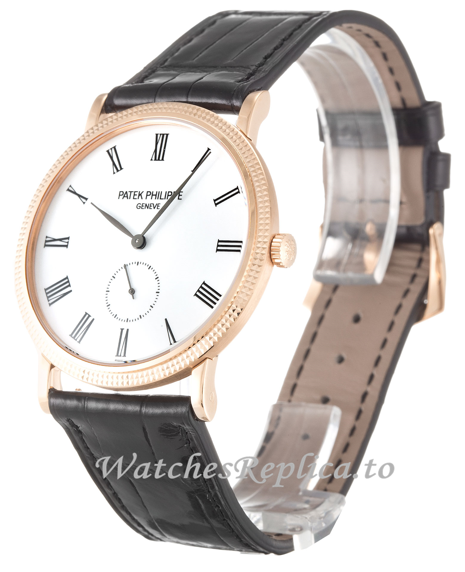 Patek Philippe Calatrava White Dial 5119R 40MM - WatchesReplica.is