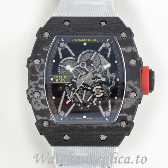 Richard Mille Replica RM35-01 Canvas strap 50MM - WatchesReplica.is