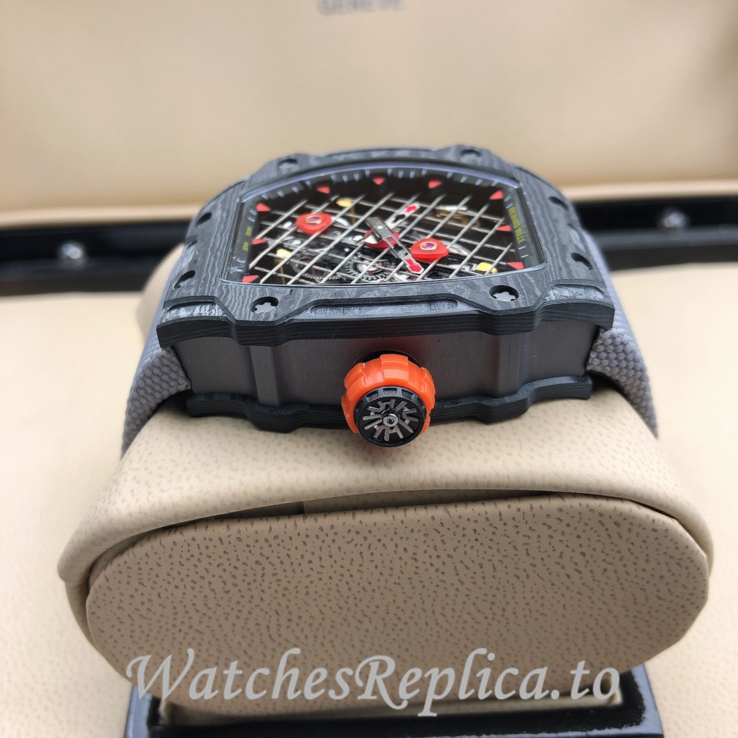 Richard Mille Replica RM27-04 Canvas strap 47.25x38.4MM - WatchesReplica.is