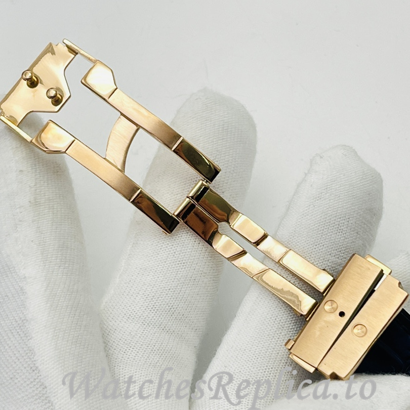 Hublot Replica Big Bang Sang Bleu Leather strap 42MM - WatchesReplica.is