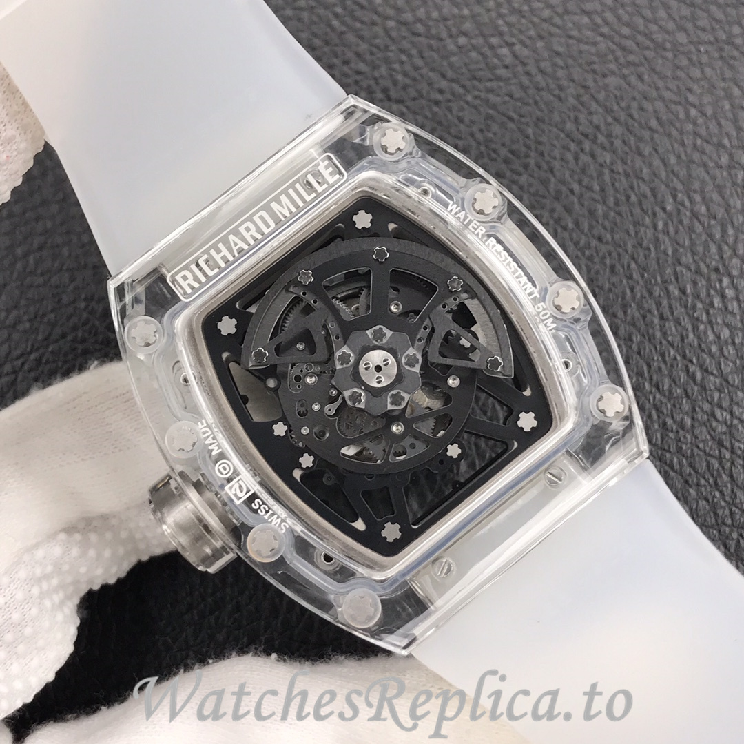 Richard Mille Replica RM055 Rubber strap 50MM - WatchesReplica.is