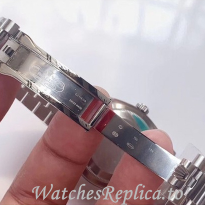 Swiss Rolex Day Date Replica 128239 Stainless steel strap 36MM - WatchesReplica.is