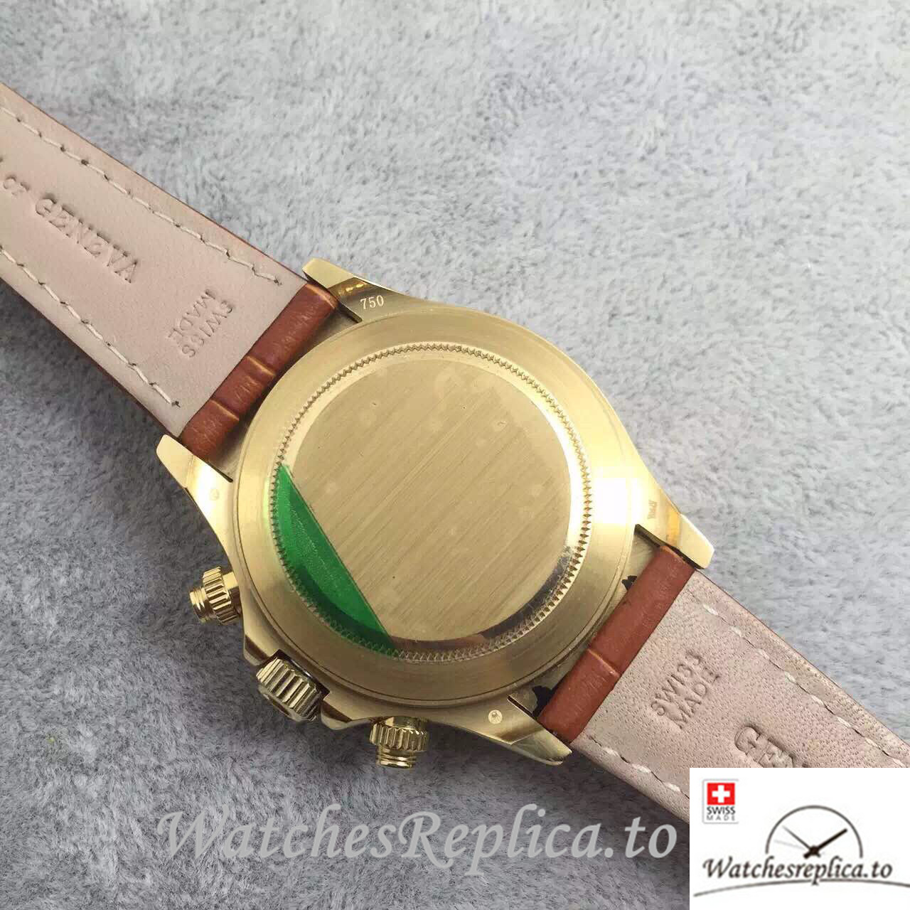 Swiss Rolex Daytona Replica 116518 Leather strap 40MM - WatchesReplica.is