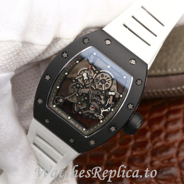 Richard Mille Replica RM055 Rubber strap 50MM - WatchesReplica.is