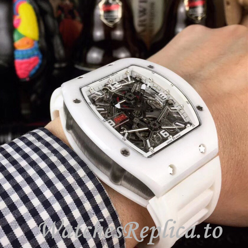 Richard Mille Replica RM012 Rubber strap 50MM - WatchesReplica.is