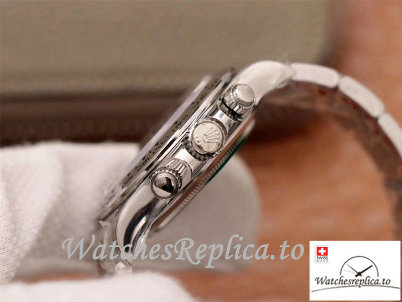 Swiss Rolex Daytona Cosmograph Replica 116509-78599 001 Gray Strap 40MM - WatchesReplica.is