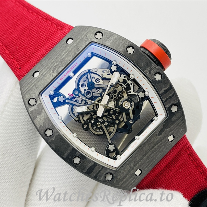 Richard Mille Replica RM055 Canvas strap 50MM - WatchesReplica.is