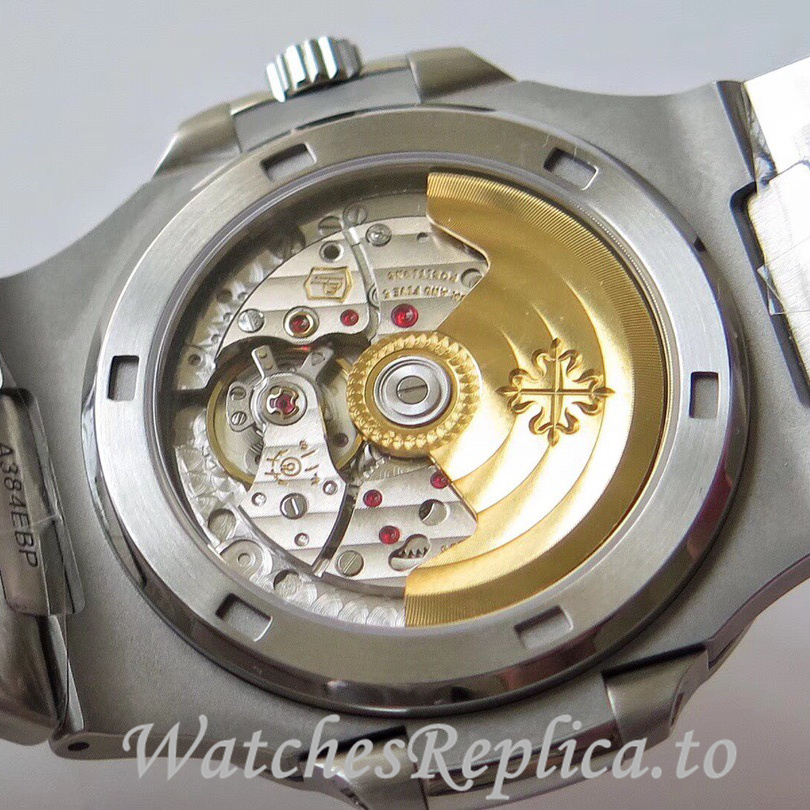 Patek Philippe Replica Nautilus Stainless steel strap 40MM - WatchesReplica.is