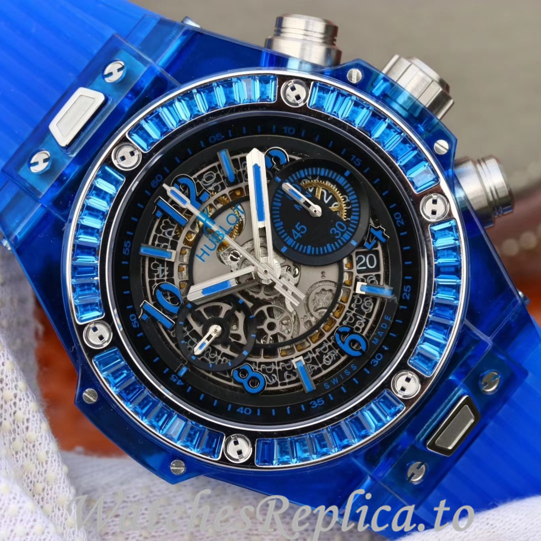 Hublot Replica 411.JX.4802.RT Rubber strap 45MM - WatchesReplica.is