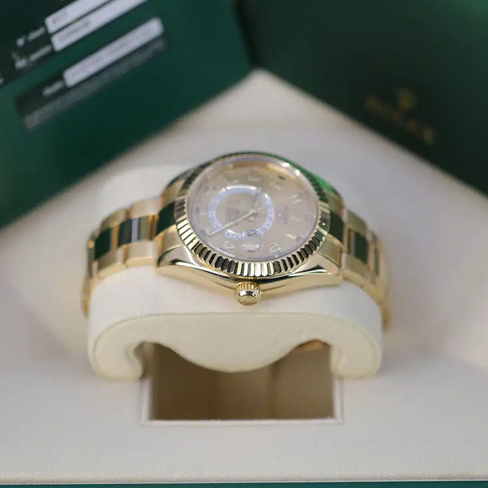 Rolex Sky Dweller Champagne Dial 326938 - WatchesReplica.is