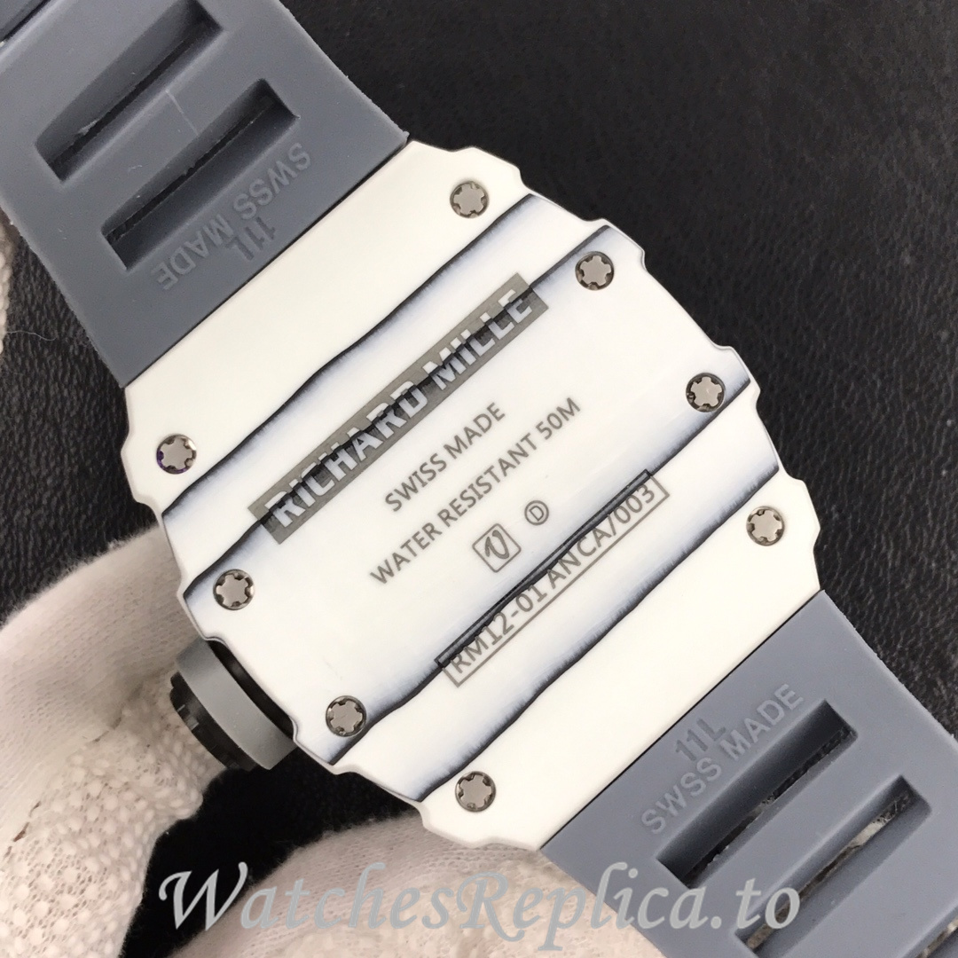 Richard Mille Replica RM12-01 Rubber strap 50MM - WatchesReplica.is