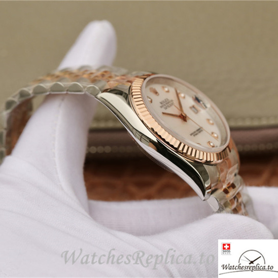 Swiss Rolex Datejust Replica 116231-0097 Stainless steel strap 36MM - WatchesReplica.is
