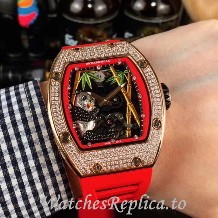 Richard Mille Replica RM26-01 Rubber strap 50MM - WatchesReplica.is