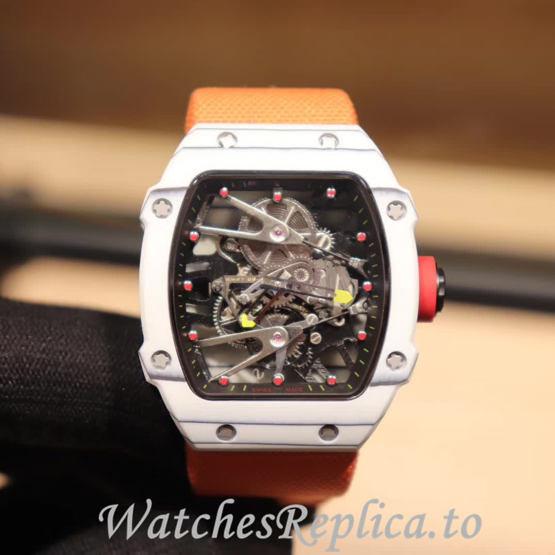 Richard Mille Replica RM27-02 Canvas strap 49MM - WatchesReplica.is