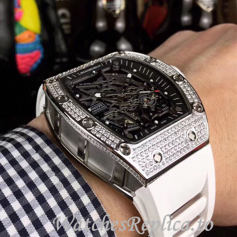 Richard Mille Replica RM035-AMERICA5 Rubber strap 50MM - WatchesReplica.is