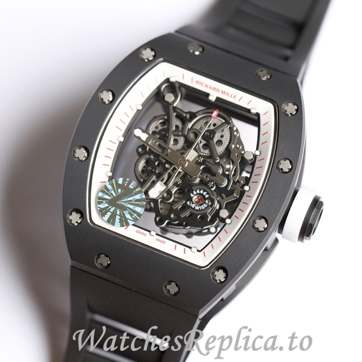 Richard Mille Replica RM055 Rubber strap 50MM - WatchesReplica.is