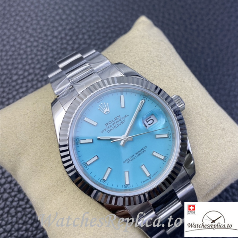 Swiss Rolex Datejust 126334 Replica Stainless steel strap 41MM - WatchesReplica.is