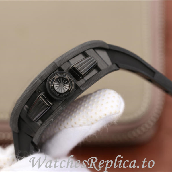 Richard Mille Replica RM011 Rubber strap 50MM - WatchesReplica.is