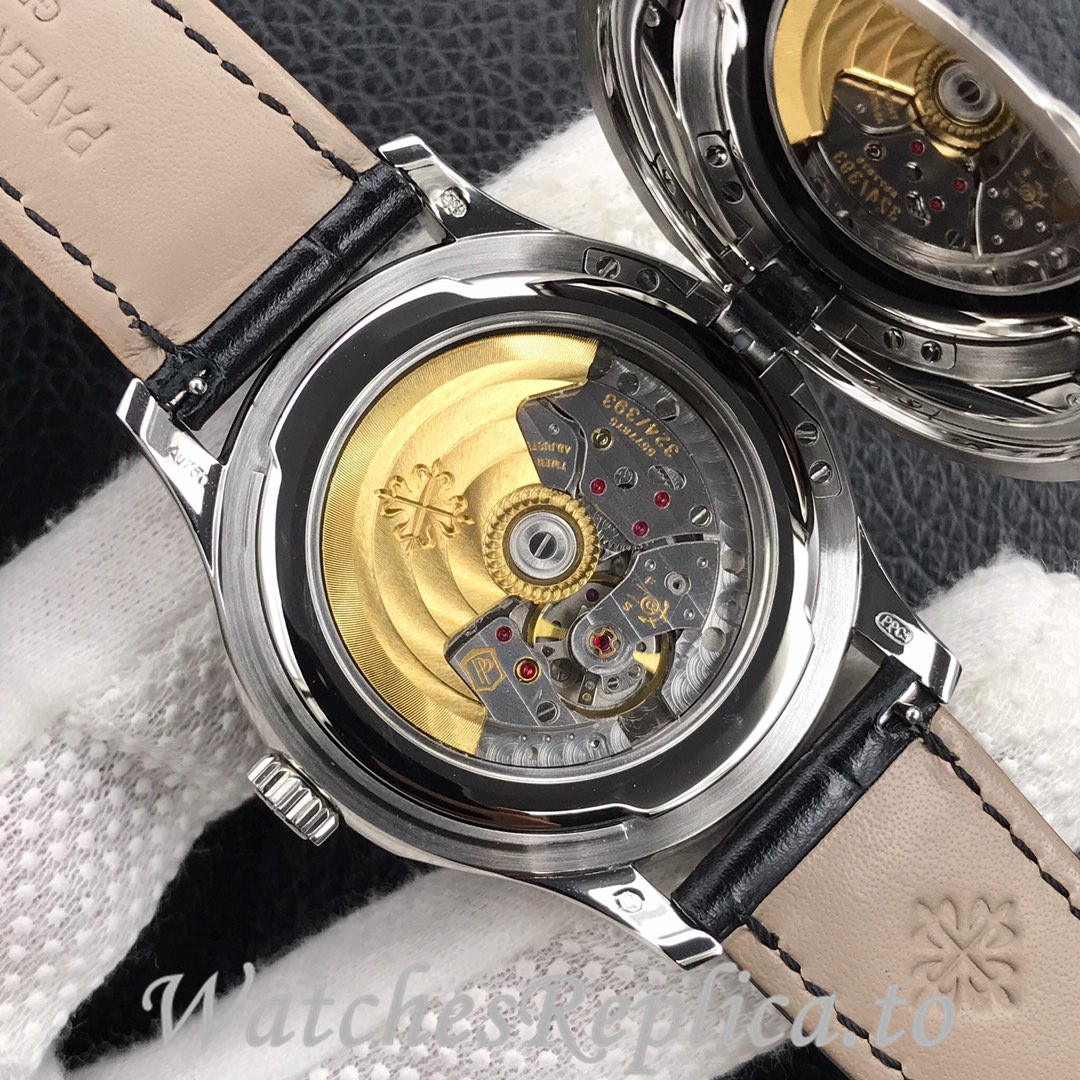 Patek Philippe Replica Calatrava 5227 Leather strap 39MM - WatchesReplica.is