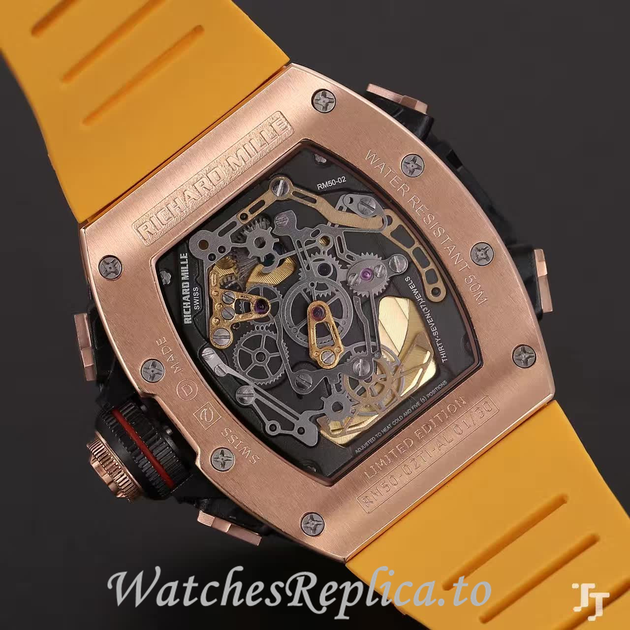 Richard Mille Replica RM50-02 Rubber strap 41MM - WatchesReplica.is