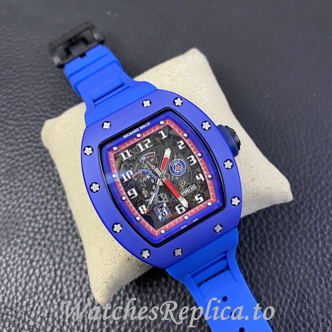 Richard Mille Replica RM030 Rubber strap 50MM - WatchesReplica.is