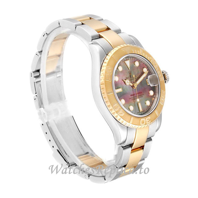 Replica Rolex-Yacht Master 168623 DKM 29MM Stainless steel strap Ladies Watch - WatchesReplica.is