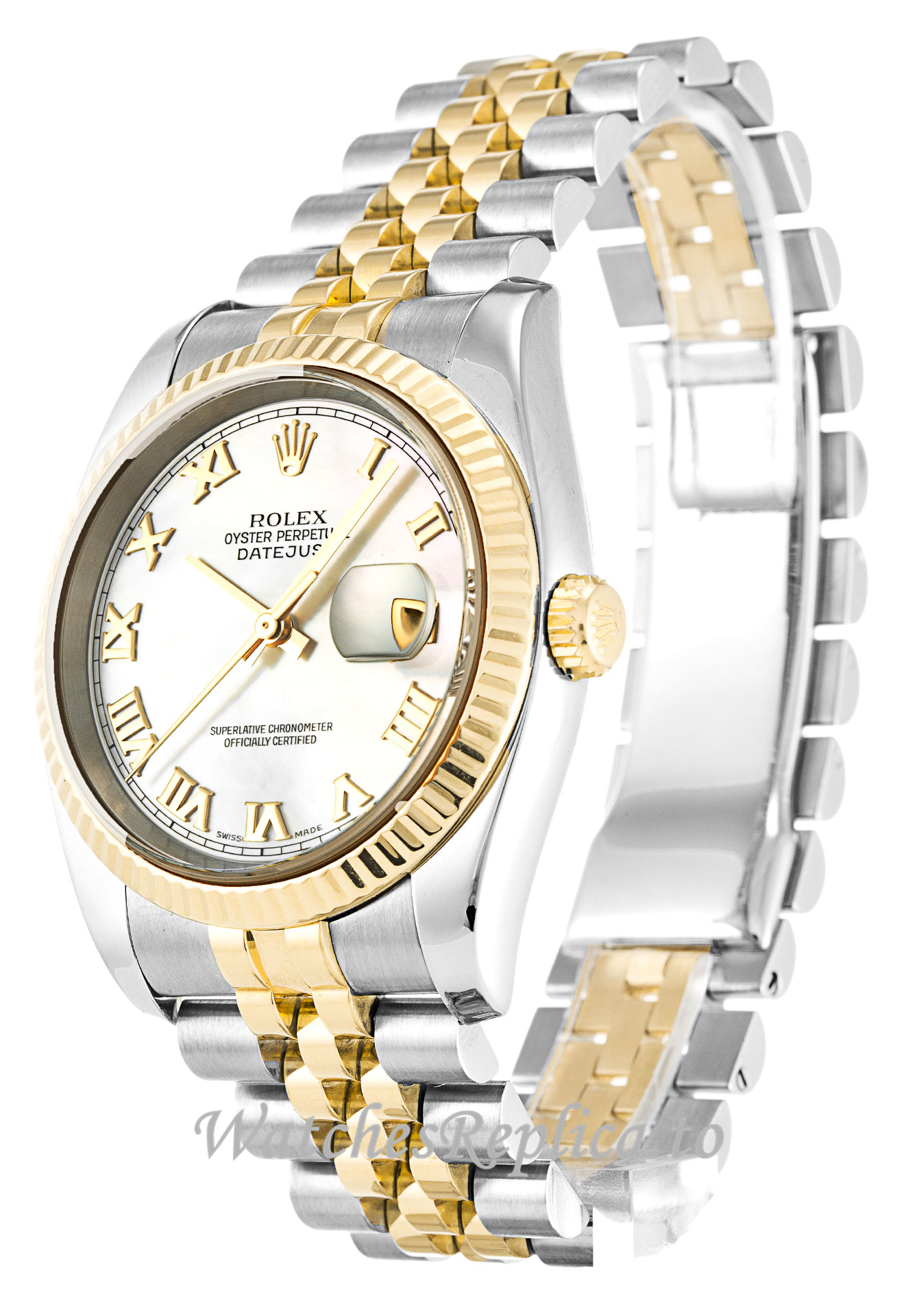 Rolex Datejust Mother of Pearl-White Dial 116233 - WatchesReplica.is