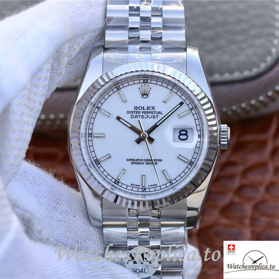 Swiss Rolex Datejust 116200-63600 Stainless steel strap 36MM - WatchesReplica.is
