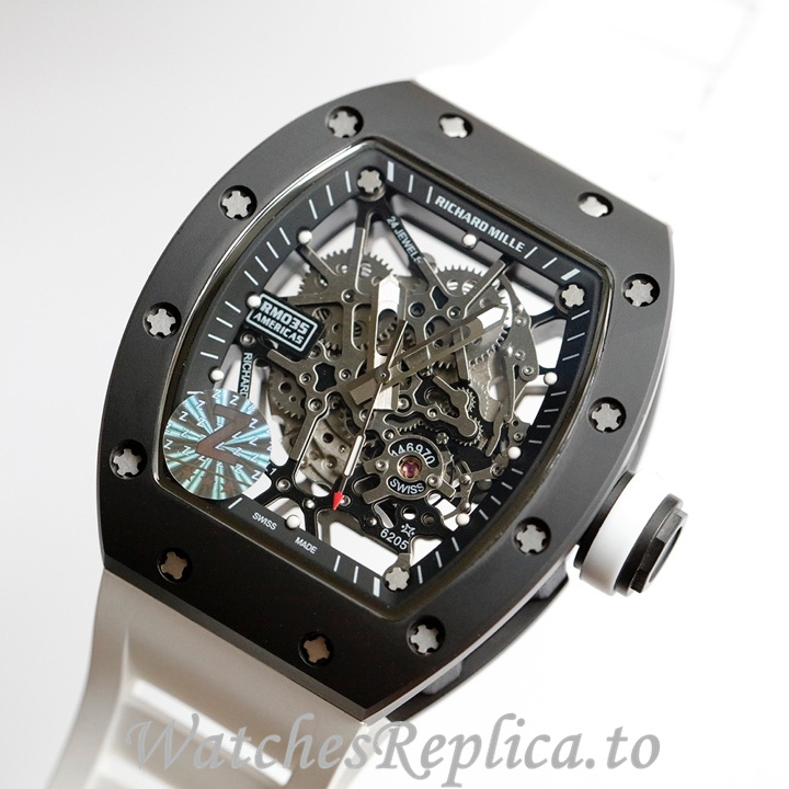 Richard Mille Replica RM035-AMERICA5 Rubber strap 50MM - WatchesReplica.is